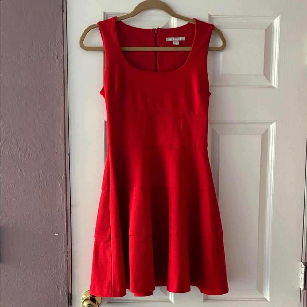 Banana Republic Vibrant Red Mini Dress